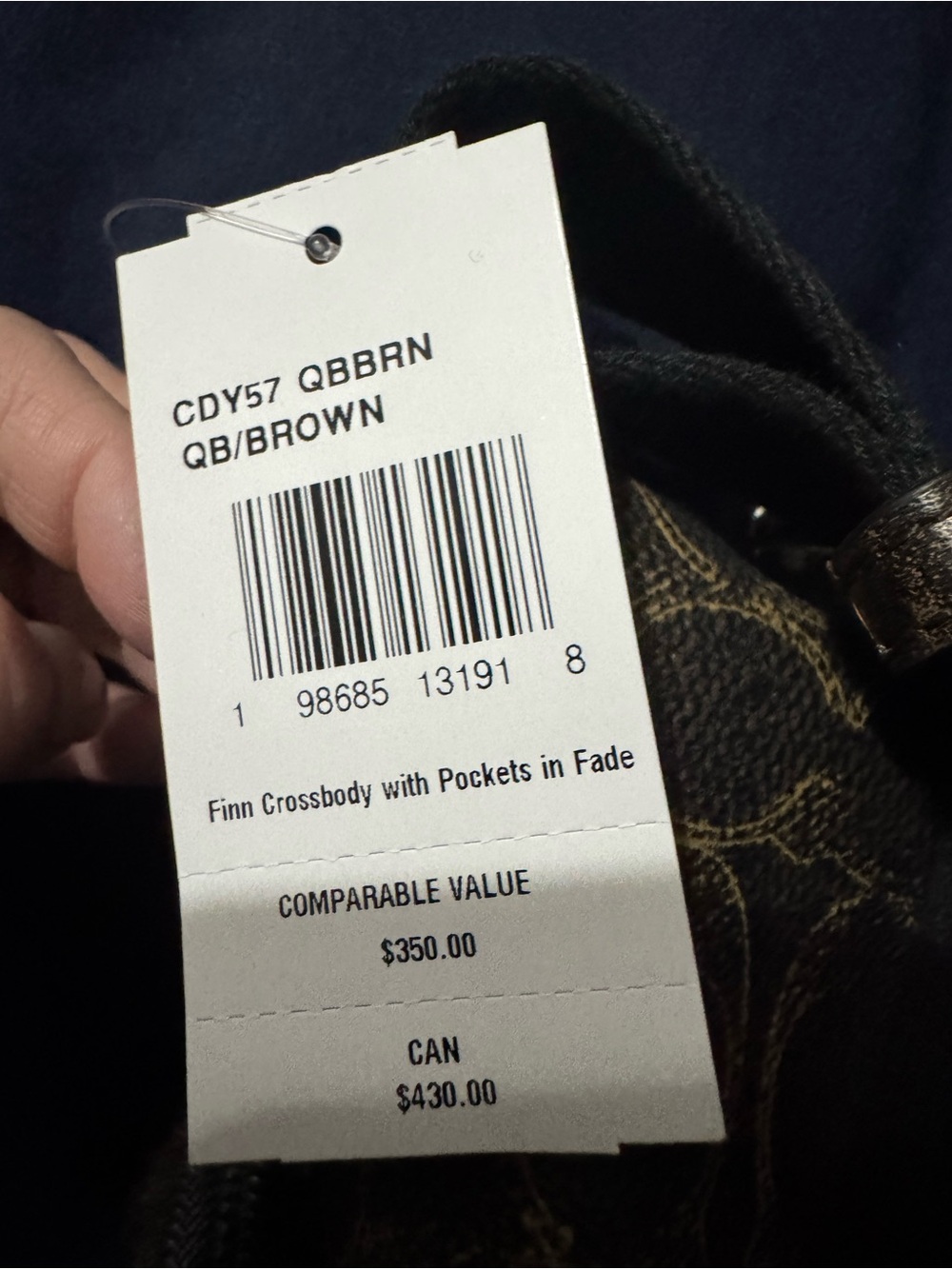Coach Finn Loved Signature Canvas Crossbody Bag - Picture 8 of 8